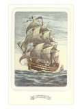 Full-Rigged Clipper Ship