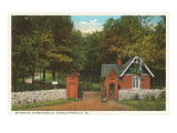 Entrance to Monticello  Virginia
