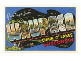 Greetings from Waupaca  Wisconsin