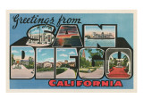 Greetings from San Diego  California