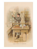 Thomas Edison in his Laboratory