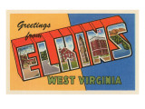 Greetings from Elkins  West Virginia