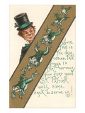 St Patricks Day  Leprechaun and Frogs