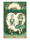 St Patrick's Day  Dancing Leprechauns