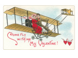 Come Fly with me  Couple in Vintage Biplane