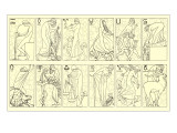 Svelte Woman Demonstrating Zodiac Signs