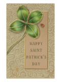 Happy St Patrick's Day  Jeweled Shamrock