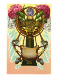 Art Nouveau February  Pisces