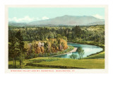 Winooski Valley and Mt Mansfield  Burlington  Vermont