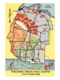 Map of Indian Head Country  Wisconsin