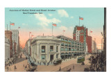 Grant Avenue and Market Street  San Francisco  California