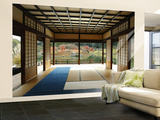 Interior of Tea House at Ritsurin Park