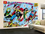 Giant-Size Avengers 1 Group: Thor  Captain America  Iron Man  Vision and Mantis Flying