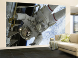 Astronaut Participates in a Session of Extravehicular Activity