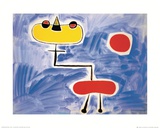 Figur Vor Roter Sonne