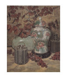 Eucalyptus with Lotus Vase