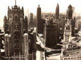 View to Grand Avenue  Chicago  1930