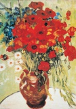 Vase with Daisies and Poppies
