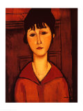 Woman in a Brown Dress
