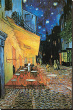 The Café Terrace on the Place du Forum  Arles  at Night  c1888 (detail)