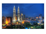 Flying Through the Night Skies of Kuala Lumpur