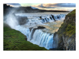 Alone at the Raging Waterfall of Gulfoss