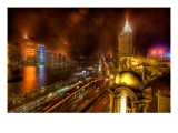 The Bund in the Rain