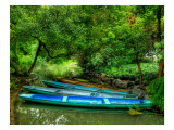 Dragon Boats of Commoners on a Lonely Stream near Hangzhou
