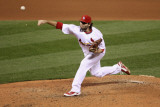 Milwaukee Brewers v St Louis Cardinals - Playoffs Game Five  St Louis  MO - October 14: Lance Lynn