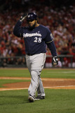 Milwaukee Brewers v St Louis Cardinals - Game Five  St Louis  MO - October 14: Prince Fielder