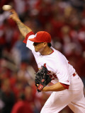 Milwaukee Brewers v St Louis Cardinals - Playoffs Game Four  St Louis  MO - October 13: Kyle Lohse