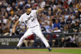 St Louis Cardinals v Milwaukee Brewers - Game Six  Milwaukee  WI - October 16: Takashi Saito