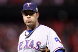 2011 World Series Game 6 - Texas Rangers v St Louis Cardinals  St Louis  MO - Oct 27: Colby Lewis