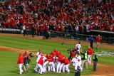 2011 World Series Game 6 - Texas Rangers v St Louis Cardinals  St Louis  MO - Oct 27: David Freese