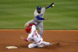 Texas Rangers v St Louis Cardinals  St Louis  MO - Oct 27: Elvis Andrus and Matt Holliday