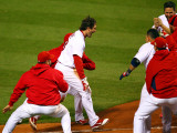 2011 World Series Game 6 - Texas Rangers v St Louis Cardinals  St Louis  MO - Oct 27: David Freese