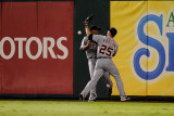 Detroit Tigers v Texas Rangers - Game Six  Arlington  TX - Oct 15: Austin Jackson and Ryan Raburn
