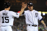 Texas Rangers v Detroit Tigers - Game Four  Detroit  MI - October 12: Brandon Inge and Ryan Raburn