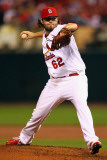 Milwaukee Brewers v St Louis Cardinals - Game Three  St Louis  MO - October 12: Lance Lynn