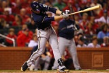 Milwaukee Brewers v St Louis Cardinals - Playoffs Game Five  St Louis  MO - October 14: Ryan Braun