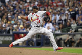 St Louis Cardinals v Milwaukee Brewers - Game Six  Milwaukee  WI - October 16: Edwin Jackson