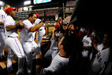 Detroit Tigers v Texas Rangers - Playoffs Game Six  Arlington  TX - October 15: Nelson Cruz