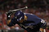 Milwaukee Brewers v St Louis Cardinals - Game Five  St Louis  MO - October 14: Carlos Gomez
