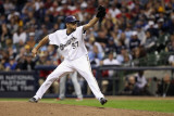 St Louis Cardinals v Milwaukee Brewers - Game Six  Milwaukee  WI - October 16: Francisco Rodriguez