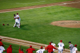 Detroit Tigers v Texas Rangers - Game Six  Arlington  TX - Oct 15: Mike Napoli and Neftali Feliz