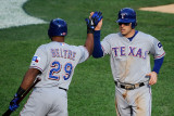 Texas Rangers v Detroit Tigers - Game Five  Detroit  MI - October 13: Ian Kinsler and Adrian Beltre