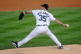 Texas Rangers v Detroit Tigers - Playoffs Game Five  Detroit  MI - October 13: Justin Verlander