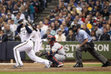 St Louis Cardinals v Milwaukee Brewers - Game Six  Milwaukee  WI - October 16: Rickie Weeks