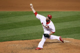 Milwaukee Brewers v St Louis Cardinals - Playoffs Game Five  St Louis  MO - October 14: Jason Motte