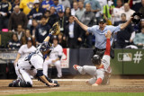 Cardinals v Milwaukee Brewers - G Six  Milwaukee  WI - Oct 16: Matt Holliday and Jonathan Lucroy